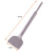 2PCS SDS Plus Chisel Tile Chisel Bits, Bent Concrete Tile Removal Chisels, Wide 75mm X 160mm & 275mm Angled Bent Chisel Tile Removal Chisel Tool Hammer Drill Chisel Bit Kit