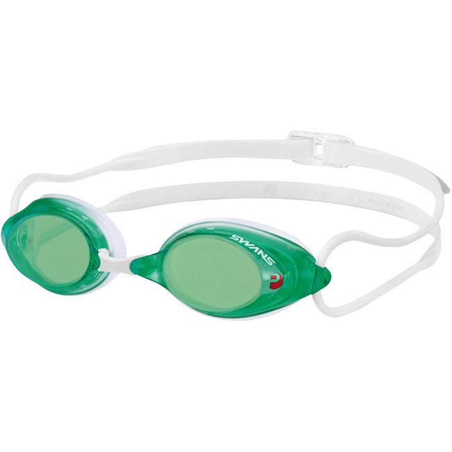 Swans SRX-NPAF G Swimming Goggles, Made in Japan, Green, Racing, Cushioned, Fina Certified