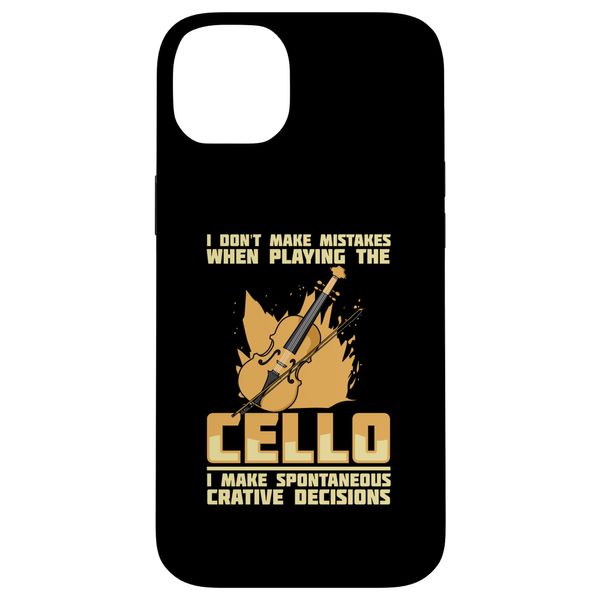 iPhone 14 Plus Cello Instrument Funny Playing Musical Lesson Case