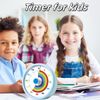 Visual Timer for Kids, 60 Minute Time Timer Kids Timer for Classroom Home Office, Countdown Timer for Cooking Teaching Working Meeting, Pomodoro Timer Kitchen Timer (Blue)