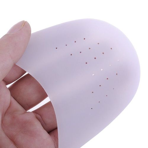 Pedimend™ 2 Pairs Soft Gel Toe Protector | Forefoot Cushion Toe Cap | Foot Sleeves Metatarsal Pads Ballet Pointe Dance Athlete Shoe Toe Pads | Prevent Calluses and Blisters