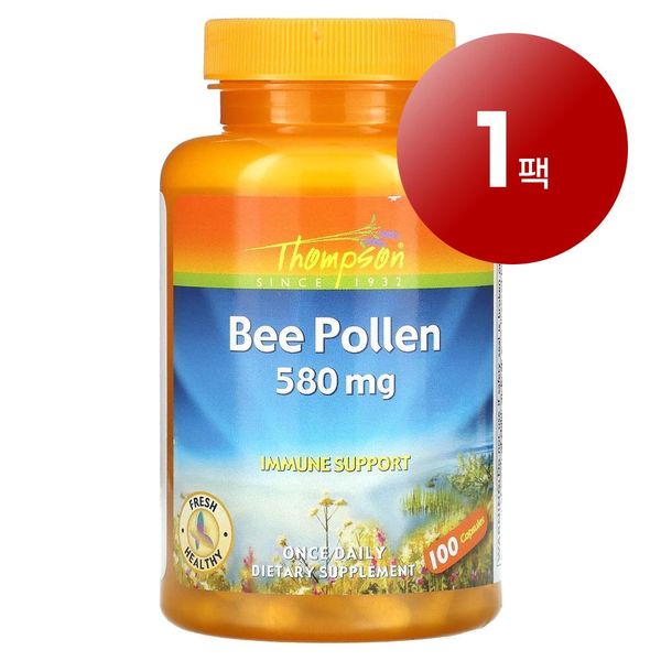 Wawa Market Thompson Bee Pollen Bee Pollen Powder 580mg Tablets 100 Tablets 1 Pack