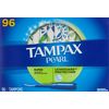 Tampax Pearl Unscented Tampons, Super Absorbency (96 ct)
