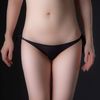 EXECUTE [Domestic Brand] Ultra-thin Stretch Side String T-back Panties, Black