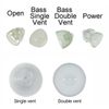 2 Pack miniFit 10mm Open Domes For Oticon Hearing Aids. 20 Domes Total. Generic.
