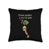 Bird Feeding Funny Squirrel Lover Wild Bird Watching Lover Throw Pillow