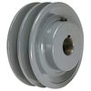 8.3cm X 2.2cm Double Groove AK Fixed Bore Pulley 2AK32X7/8