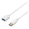 BUFFALO USB 3.2 Gen1 Cable Extension A-A Slim 2m White BU3AAS20WH