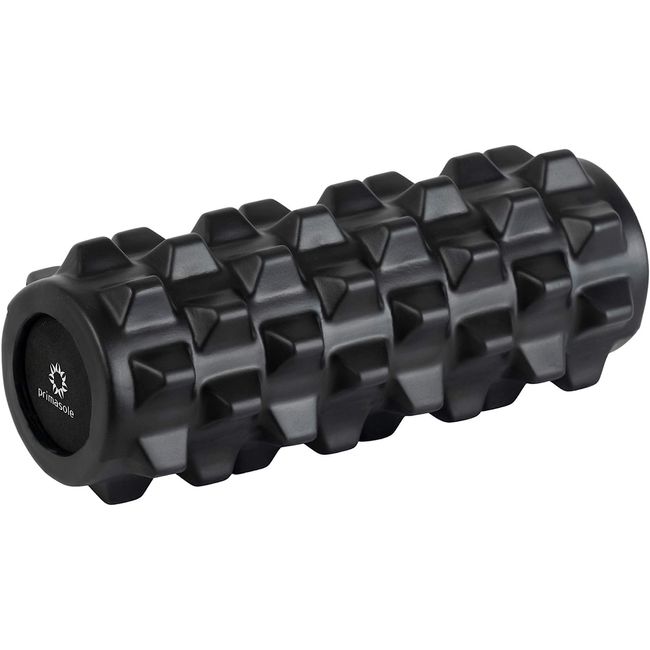 Primasole Foam Roller, Compact Massage Roller, Myofascial Release, Yoga, Pole, Exercise, Black