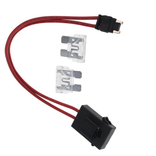 RKURCK Mini Car Holder Connector 25A, Blade Type Fuse Holder Heavy Duty 16AWG Wire Extension for Vehicle ATM