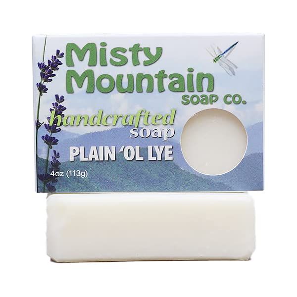 Plain Ol Lye Bar Soap - Handcrafted by Misty Mountain Soap Co.