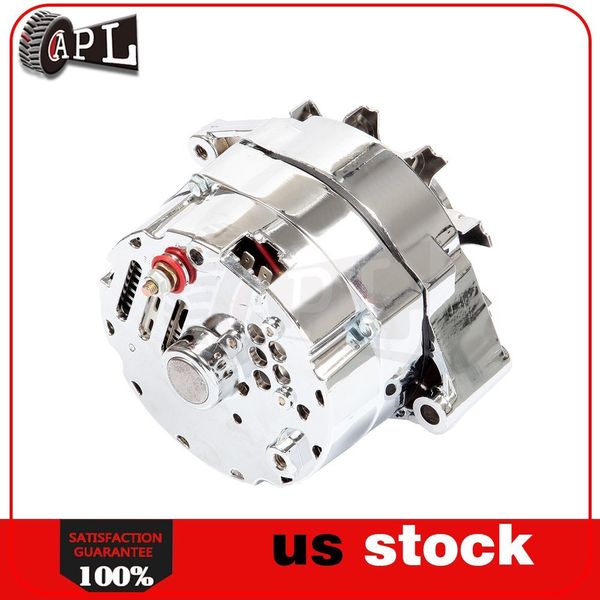 Alternator for Chrome BBC SBC Chevy 110 AMP 1 Wire High Output One Wire