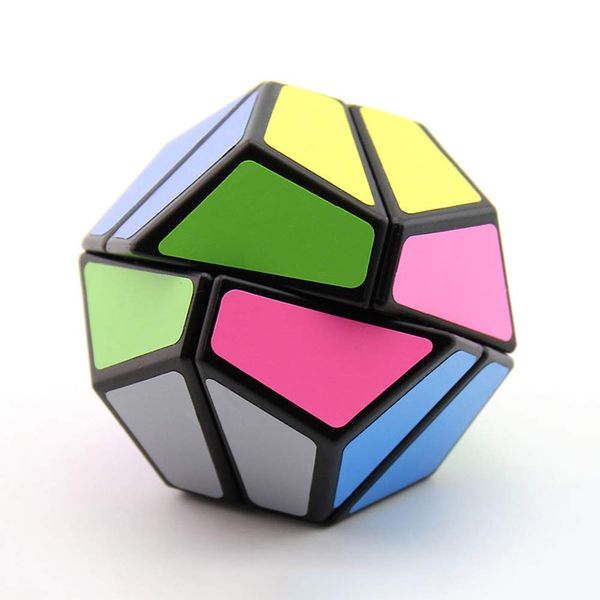 SUN-WAY 2-Layered 2x2 Megaminx Cube Sticker 2×2 Pentagonal Dodecahedron Speed Cube Puzzle Toys Brain Teasers