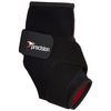 Precision Training Neoprene Ankle with Strap Support - Black/Red, Medium