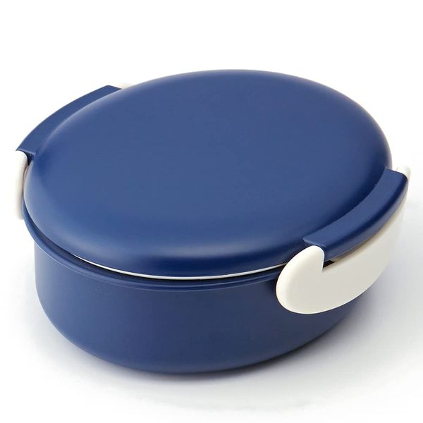 Kirsch Blute KB1 Round Lunch Box, Plain, Navy