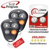 2 New Replacement Dei Viper 4 Btn Orange Keyless Remote Key Fob For EZSDEI474V