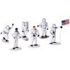 US Toy Plastic Astronaut Toy Figurines (1 Dozen), 2-1/2"