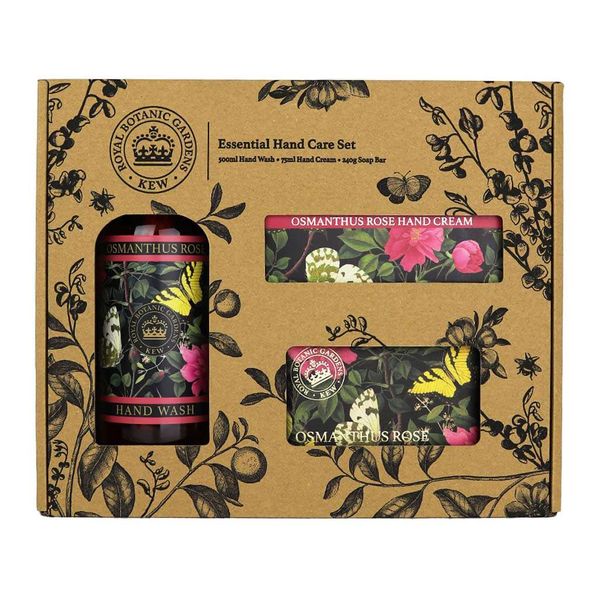 Royal Botanic Gardens Kew Essential Hand Care Set Osmanthus Rose