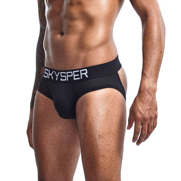 SKYSPER Men's Jockstrap Underwear Mesh Breathable Jock Strap