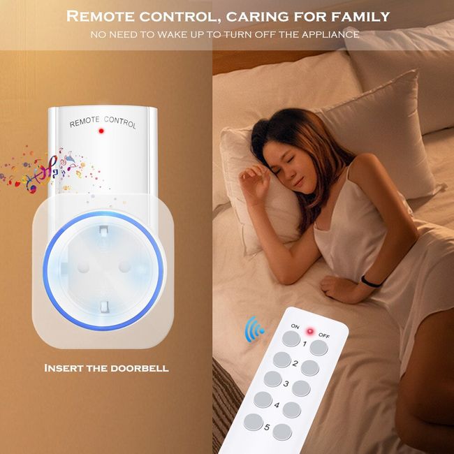 Must Have Wireless Remote Control Outlet Switch 