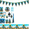 Batman Party Tablewear Set 136pcs