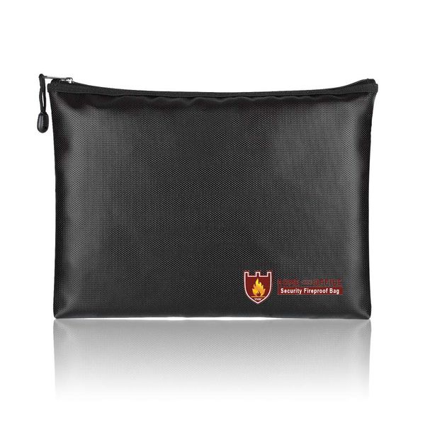 TsunNee Fireproof Document Bag, Waterproof Document Bag, Fireproof Safe Bag, Fire Safety Bag, 6.3x10.63inch