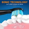 KOPBTBOY Toothbrush Replacement Heads Compatible with FW ,Toothbrush Heads Compatible with FW507/508/551/515/917/ 959/2011,FW-D1/D3/D7/D8 5pc Medium Soft Black