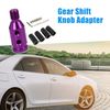 A ABSOPRO M12 x 1.25 Gear Shift Knob Adapter Non-Threaded Shifter Purple