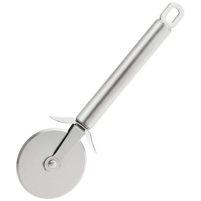 Endoshoji GPZ02 Pizza Cutter, Commercial Use, Kitchen Helper, Diameter x Total Length: 2.3 x 7.5 inches (58 x 190 mm), 18-10 Stainless Steel, Made in China