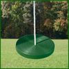 Extra Large Dark Green Plastic Plate Disc Monkey Swing Seat With Rope.