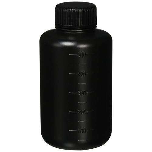 Kokugo High Density Polyethylene Bottle, JK-Bottle, Thin Mouth, Light Filter, 16.9 fl oz (500 ml), 1 Bottle