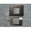 RETRO-5RHB Black Horizontal metal + plastic cover plate Intercom IST IntraSonic