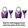 Master Lock 4689T Keyed TSA Approved Lock, Assorted colors, 2 Pack