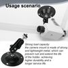 Ring Camera Mount, 4PCS Camera Wall Mount Bracket 360 Degree Adjustable for Indoor and Outdoor Use (Black)