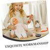 PACKOVE Bjd Wigs Stand Mannequin Head Wig Form Holder for Space-saving Height Angle Material