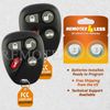 2 New Keyless Entry Remote Key Fob Control for 25695954, 25695955