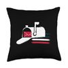 Mail Carrier Mailbox USA Flag Patriotic Gift Throw Pillow