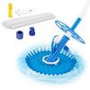 Upgraded Automatic Pool Cleaner Suction-side Pool Vacuum Sweeper w/ 36-Fin Disc