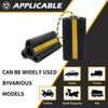 Heavy Duty Rubber Wheel Chocks for RV Trailer 2 Pair with Rope