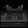 4Pcs Front & Rear Side Splash Guards Mud Flaps for Nissan Versa 2012-2017 Sedan