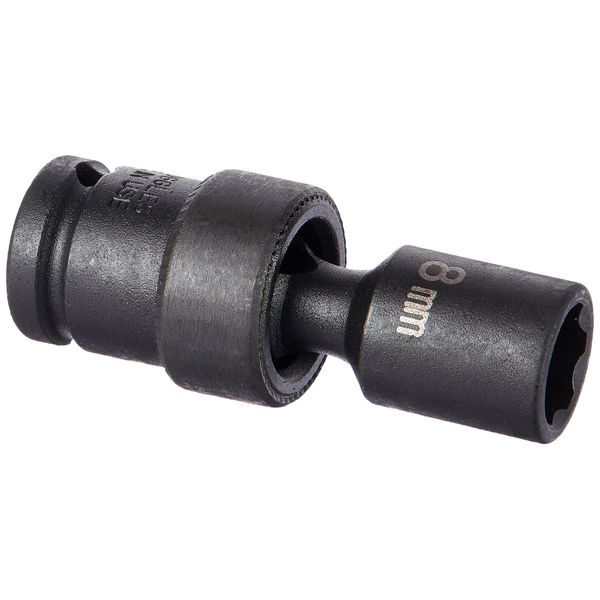 Grey Pneumatic (908UMS) 1/4" Surface Drive x 8mm Standard Universal Socket