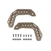 Wire Guide ARC Accessory Rails for Ops-Core Maritime & SF Helmets (Tan)