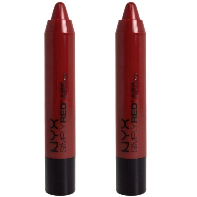 NYX Simply Red Lip Cream SR06 (Leading Lady) BRAND NEW SEALED .11 oz Lot of 2