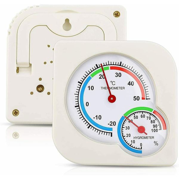 Mini Room Indoor Hygrometer Humidity Meter Monitor Thermometer Temperature Gauge for Room Home Office Greenhouse Air Comfort Baby Room Thermometer