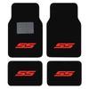 AAC SS Carpet Floor Mat with Red SS on Front and Rear Mat