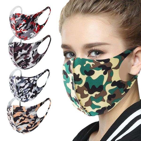 Tanness 5x CAMO Anti Dust Mask Face Mouth Mask,Fashion Reusable Washable Outdoor Unisex Mask