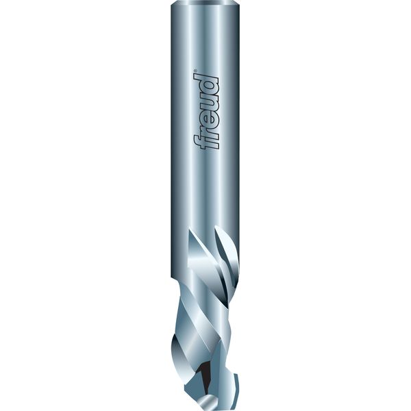 Freud 77-109: 1/2" (dia.) Single Compression Bit with 1/2" shank, 3-1/2" overall length