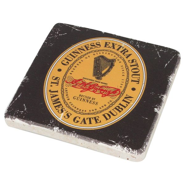 Guinness Stone Effect Coaster - Label Design