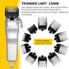 Professional 10 Pack Clipper Guards Set Replacement Fits for Glaker 6026-1/16" to 1", Black