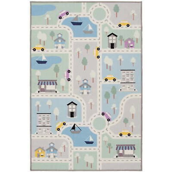 36"x56" Playmat Indoor Area Rug,Pet & Family Friendly